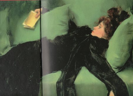 Joven decadente (Después del baile). Ramón Casas (1899).