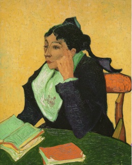Arlesiana (madame Joseph-Michel Ginoux). Vincent van Gogh (1888).